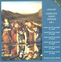 Mozart Complete Piano Sonatas Maria Joao Pires CD 3 & 4 артикул 10392b.