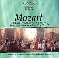 Mozart Salzburg Symphony No 1 & No 2 Symphony No 16 - No 18 - No 22 артикул 10399b.
